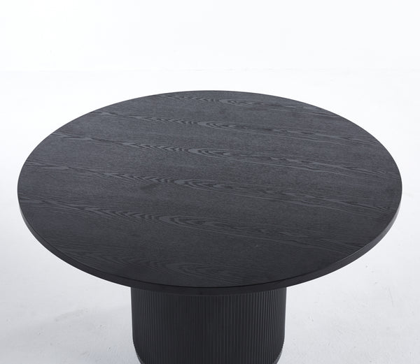 (pre-order) LUNA BLACK WOOD ROUND TABLE