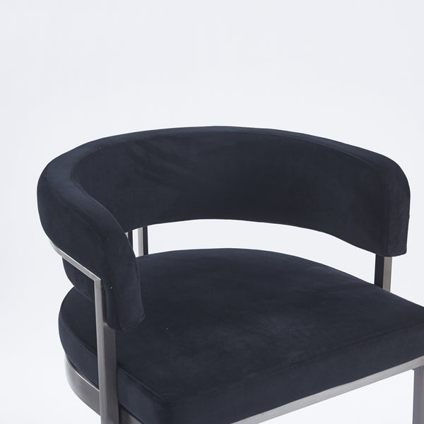 SANDRO BARSTOOL TITANIUM AND BLACK