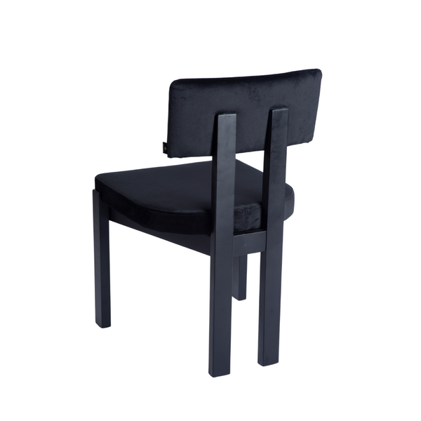 Anna Black Velvet Dining Chair