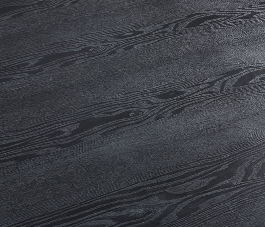 Luna Black Wood Oval Dining Table – Lush Interiors