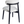 (pre-order) Arne Black Wood Dining Chair