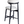 Arne Black Wood Barstool