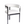 Fara White Leather Dining Chair