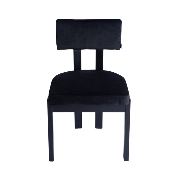 Anna Black Velvet Dining Chair