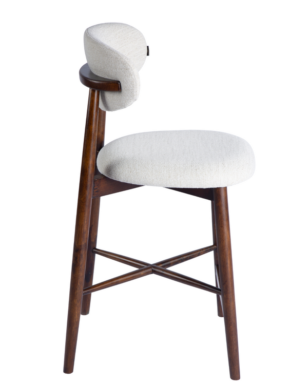 Arne Walnut Wood Barstool