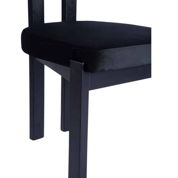 Anna Black Velvet Dining Chair