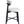 Arne Black Wood Barstool