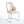 Lanvin Cream & Silver Velvet Dining Chair