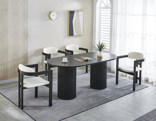 LUNA TABLE AND RIO CHAIR DINING SET