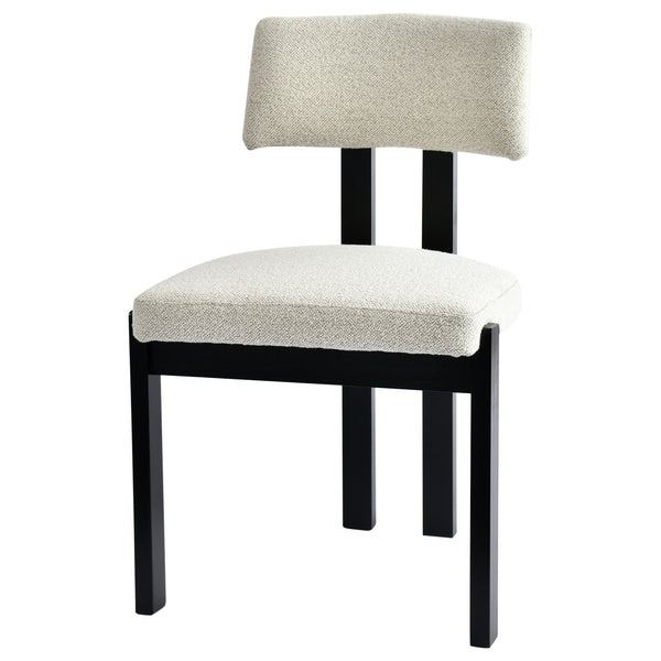 Anna Cream Chenille Dining Chair