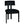 Anna Black Velvet Dining Chair