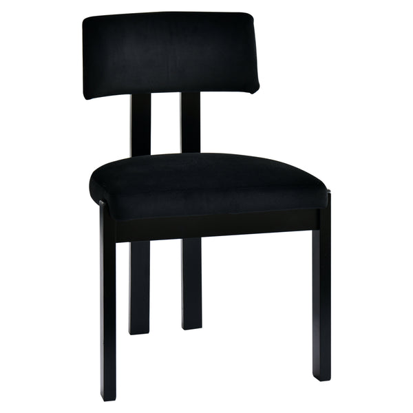 Anna Black Velvet Dining Chair