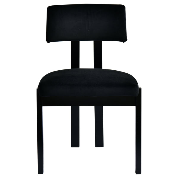 Anna Black Velvet Dining Chair