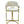 Perano Cream & Gold Velvet Barstool