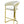 Perano Cream & Gold Velvet Barstool