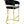 Perano Black & Gold Velvet Barstool