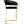 Perano Black & Gold Velvet Barstool