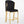 Enzo Black & Gold Velvet Barstool