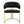 Perano Black & Gold Velvet Dining Chair