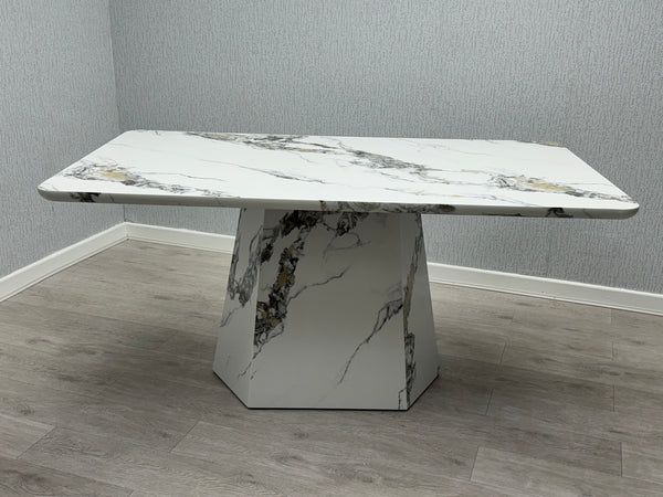 Carlos Marble Effect Dining Table