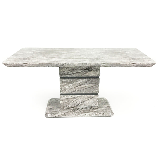 Rosemont Grey & Black Marble Dining Table