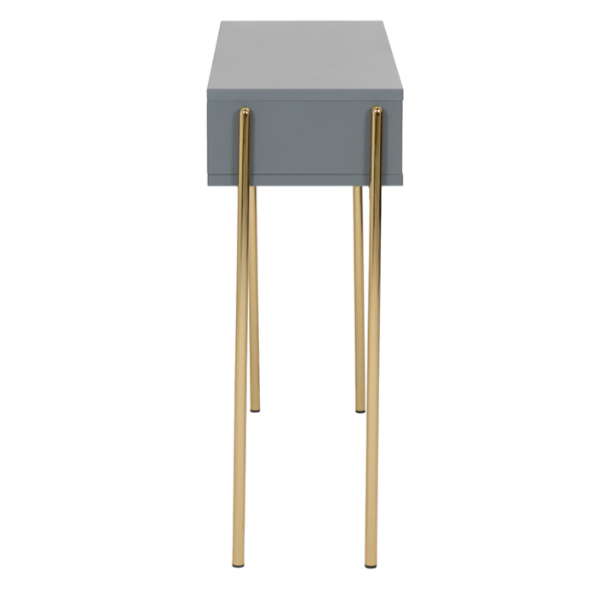 MALAGA GREY AND GOLD CONSOLE TABLE