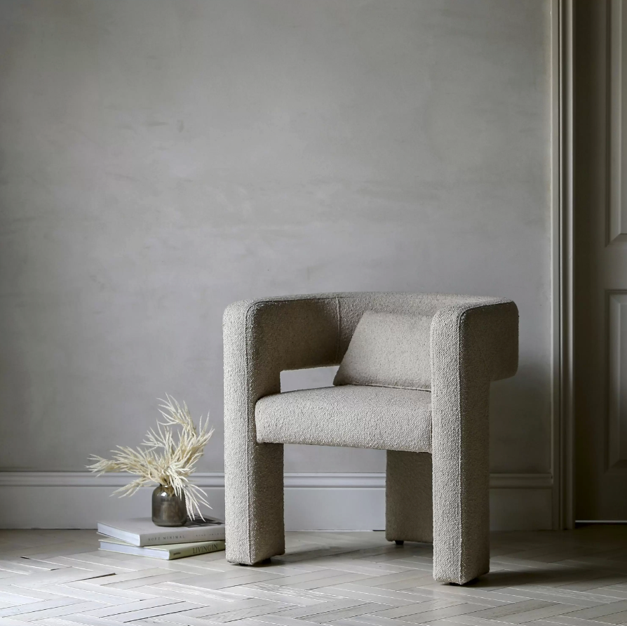 Amalfi Taupe Armchair | Lush Interiors