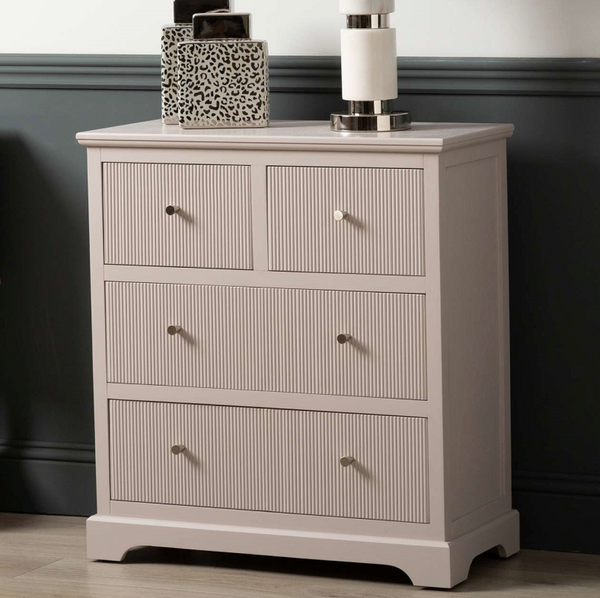 London 4 Drawer Chest Of Drawers Summer Grey