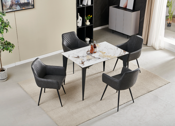 Chelsea PU Grey Dining Chair