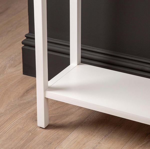 London 2 Drawer Console Table Frosty White