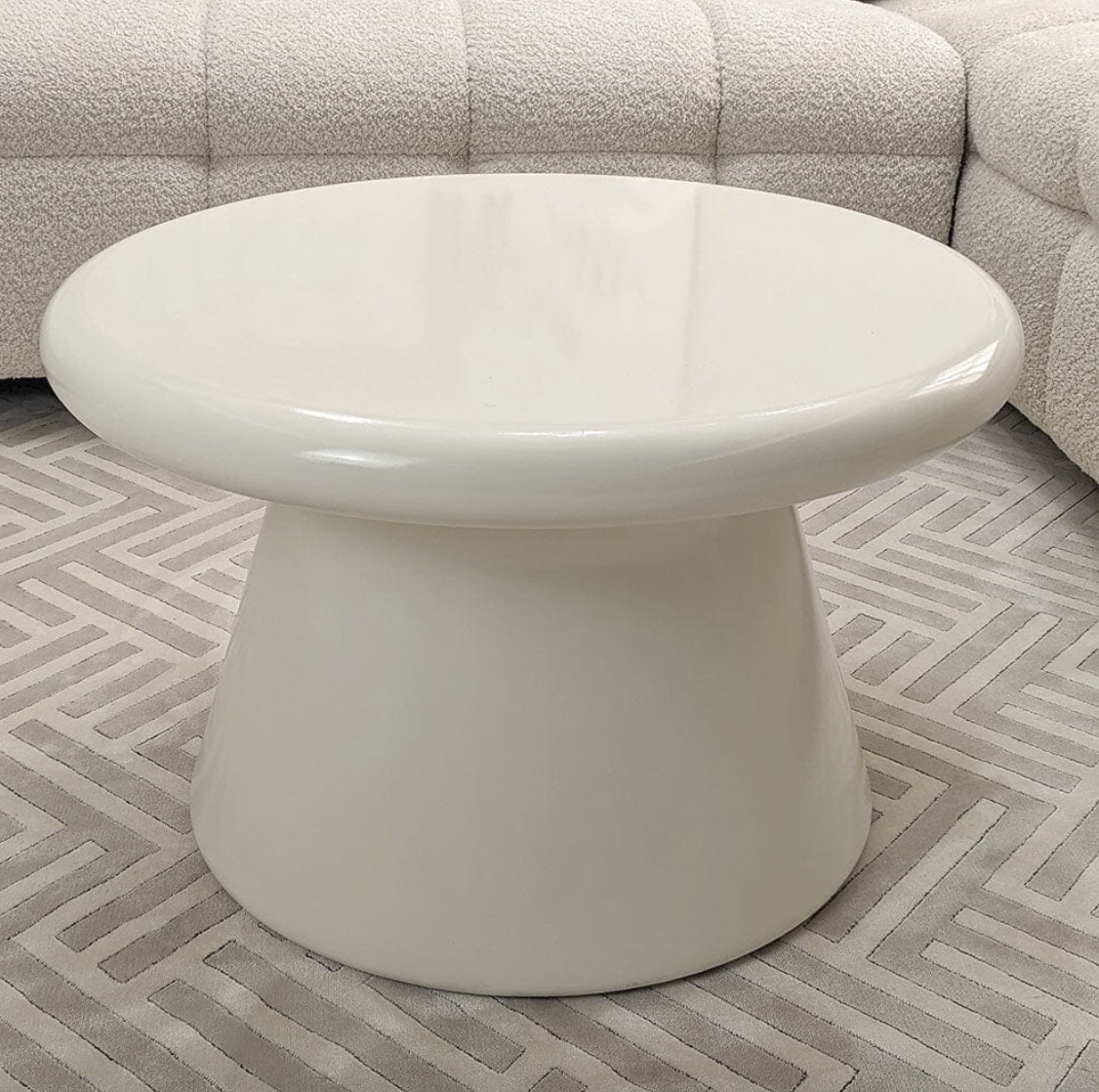 Paloma Cream Round Coffee Table Lush Interiors