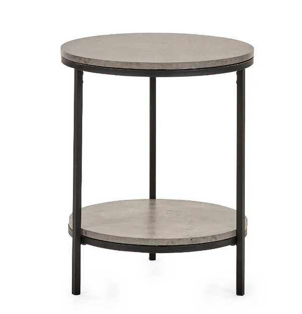 Austin Concrete Side Table Round