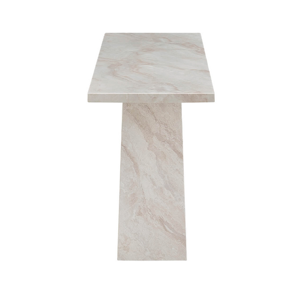 (pre-order) Arlo Taupe Marble Console Table