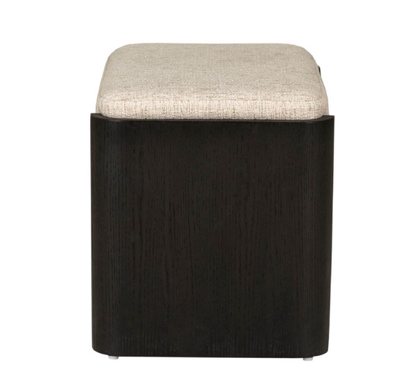 Royce Dressing Stool Ebony