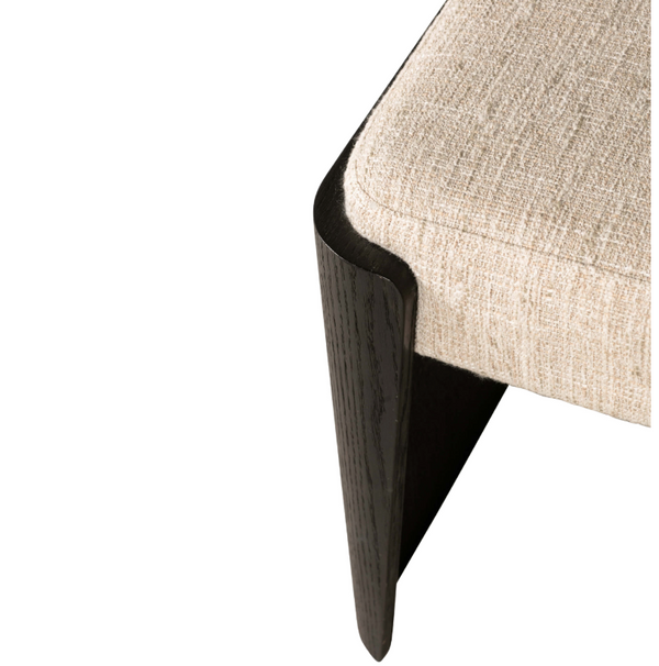 Royce Dressing Stool Ebony