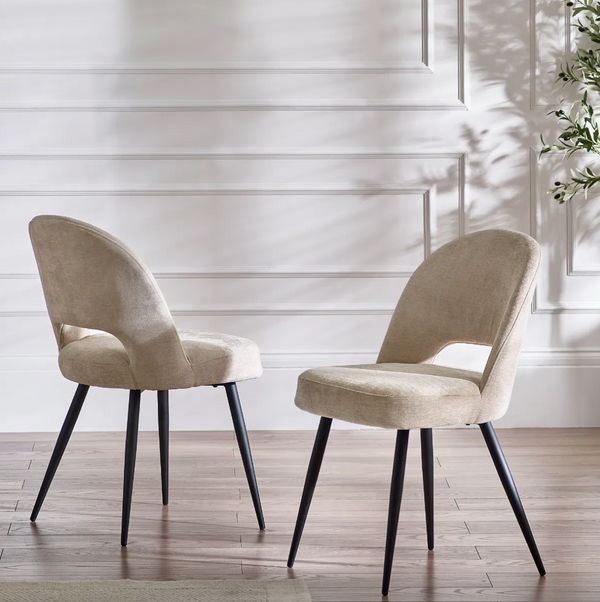 Isla Calico Cream Dining Chair