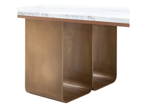 Solaro Gold Marble Coffee Table