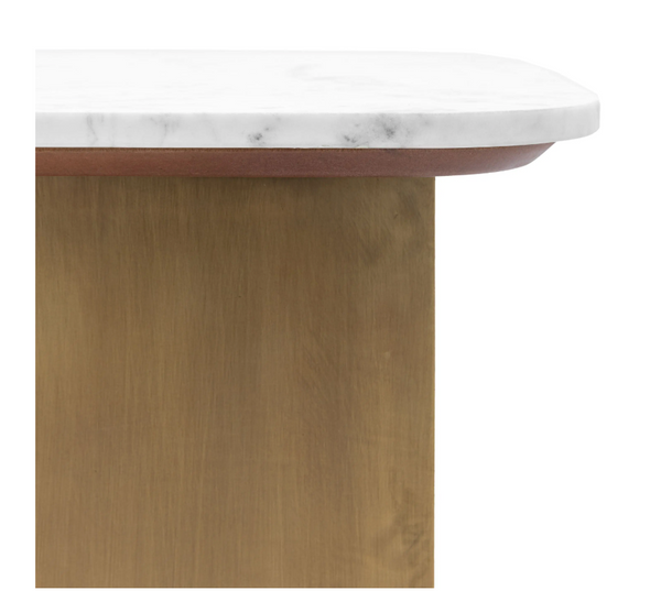 Solaro Gold Marble Side Table