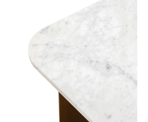 Solaro Gold Marble Side Table