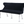 Lucia Black Velvet Lion Knocker Bench