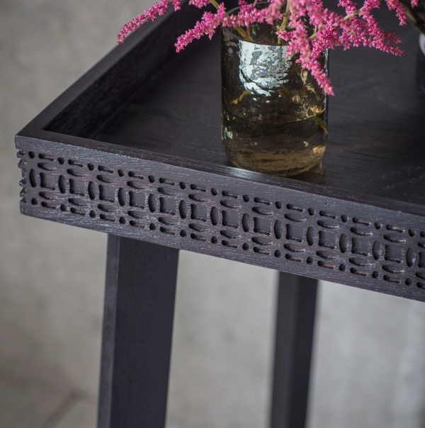 Boho Mango Wood Side Table