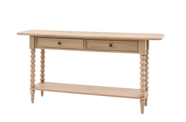 Arte Oak 2 Drawer Console Table