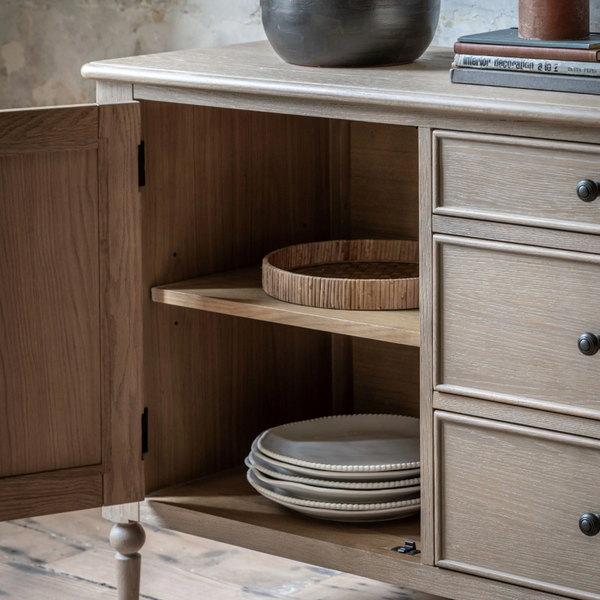 Arte Oak 2 Door 3 Drawer Sideboard