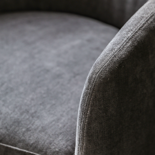 Ekso Grey Armchair & Footstool