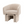 Ekso Cream Armchair & Footstool