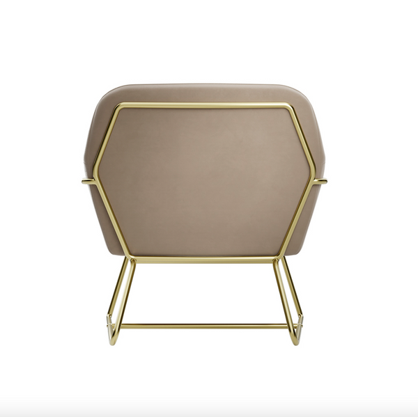 Charlotte Beige & Gold Chair