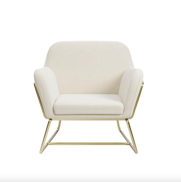 Charlotte Cream & Gold Chair