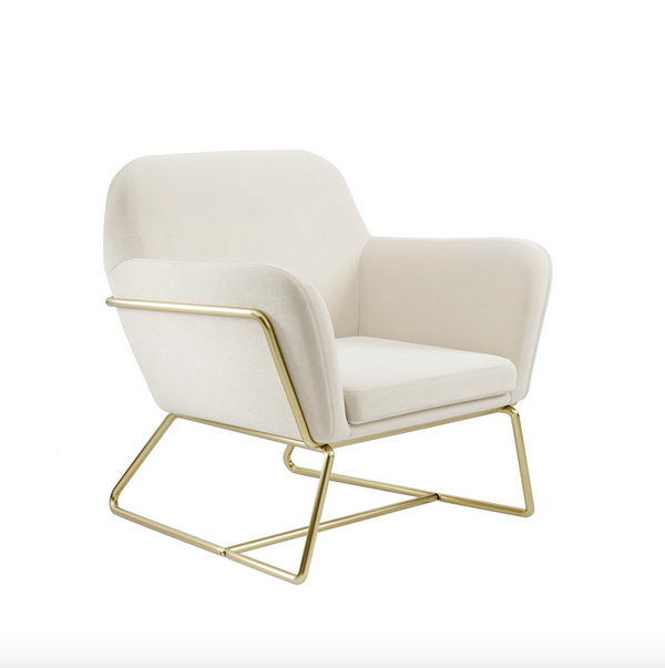 Charlotte Cream & Gold Chair