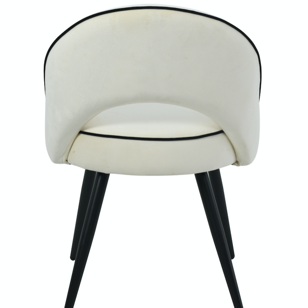 (pre-order) Mason Cream Velvet Dining Chair