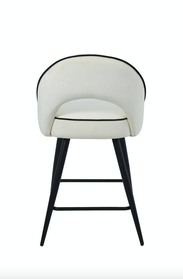 (pre-order) Mason Cream Velvet Barstool